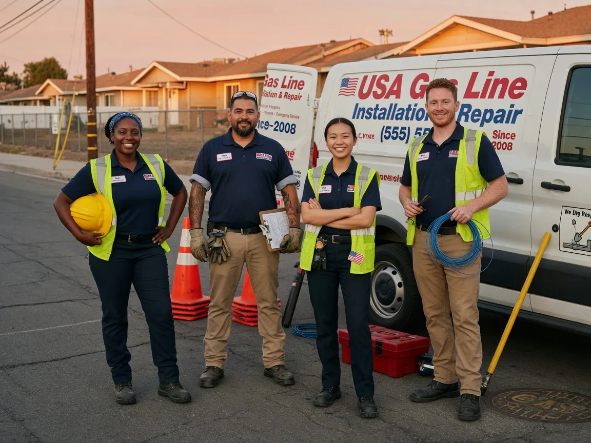 Gas Line Installation company in Hector, MN